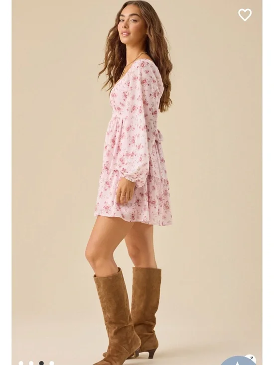 NWT Altar’d State Tillie Floral Mini Dress - Picture 3 of 4